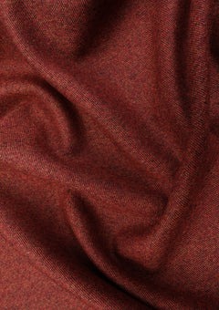 Drago Rugby Flannel Super 130's Wool Fabric - Brick Red photo 2