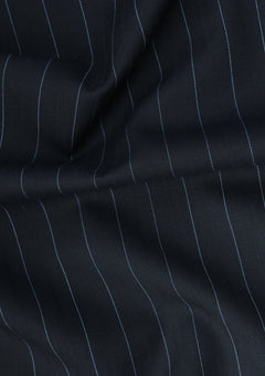 Guabello Super 150's Seven Wool Fabric - Blue photo 3