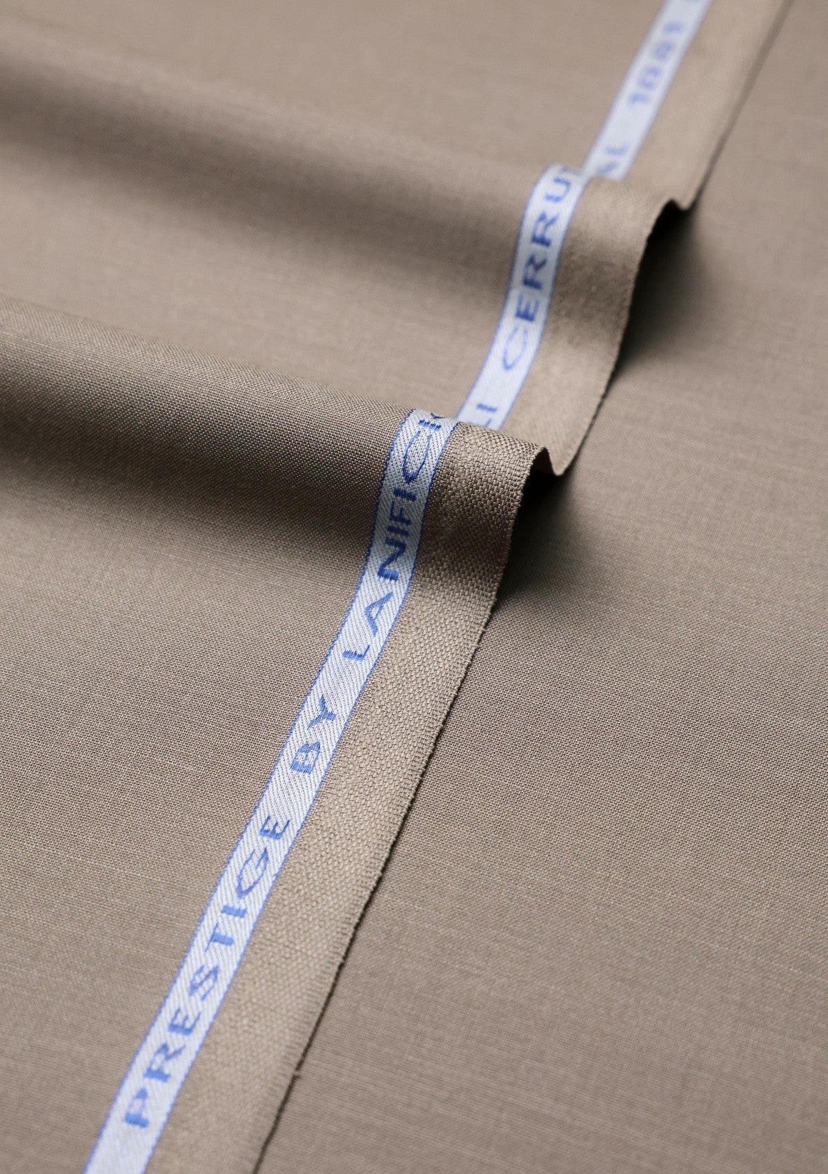 Cerruti Prestige Lanificio Super 130's Wool Fabric D#01 - Khakhi photo 3