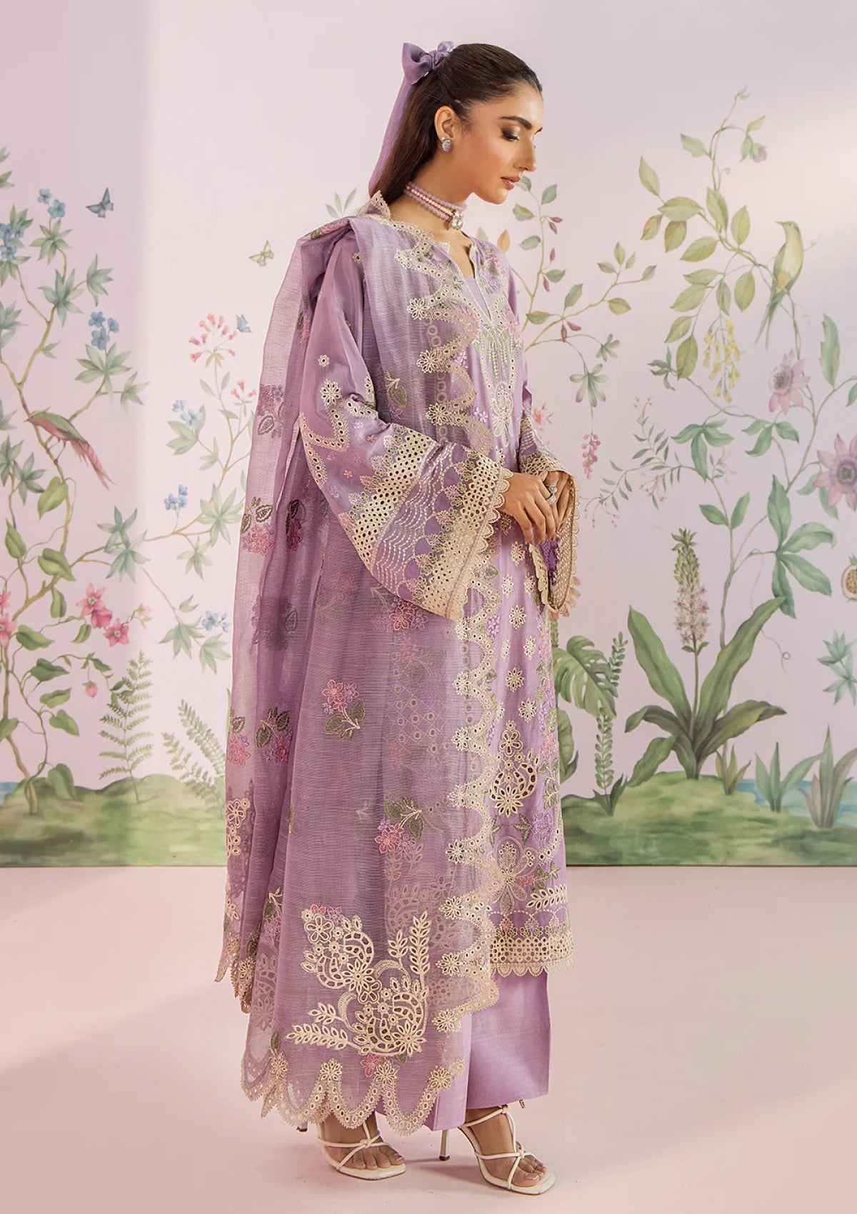 Formals - Meeral - Eid Tropical Silk 26 - ELANORA photo 3