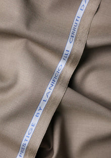Cerruti Prestige Lanificio Super 130's Wool Fabric D#01 - Khakhi photo 4