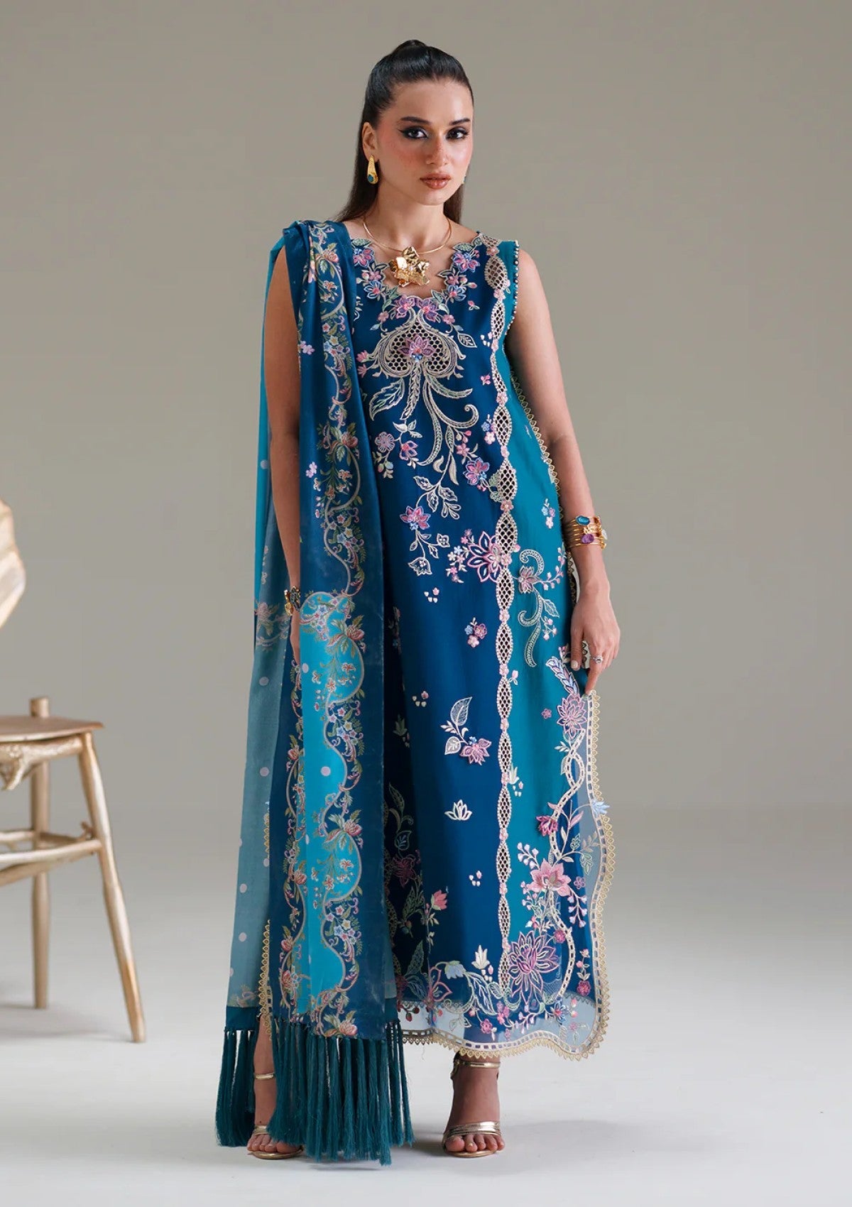 Lawn - Bin Ilyas - Amour Luxury 26 - D#184A image 1