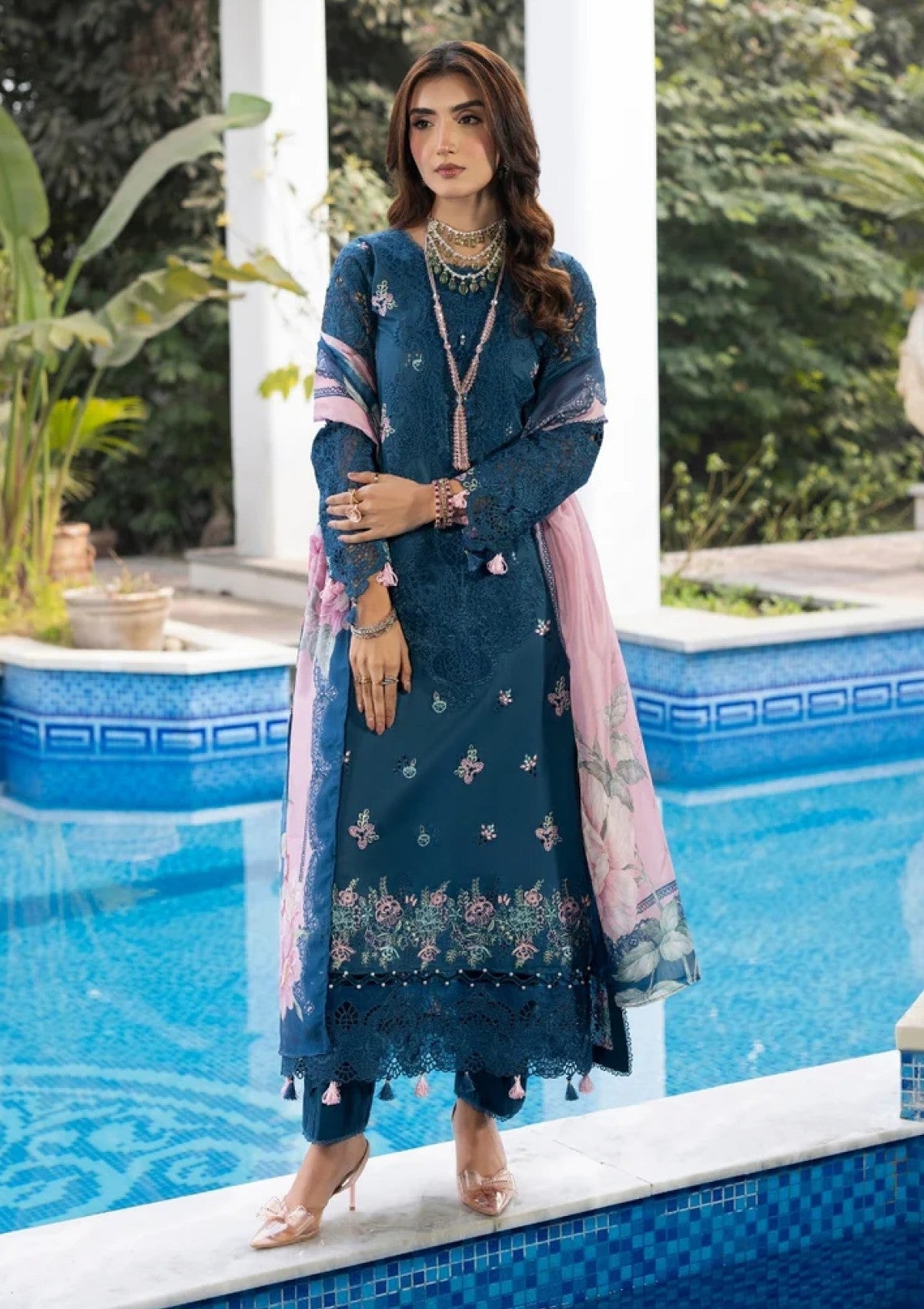Lawn - Marwat Textiles - Gulmina - Dilkash 26 - D#10 - NAEEMA image 1