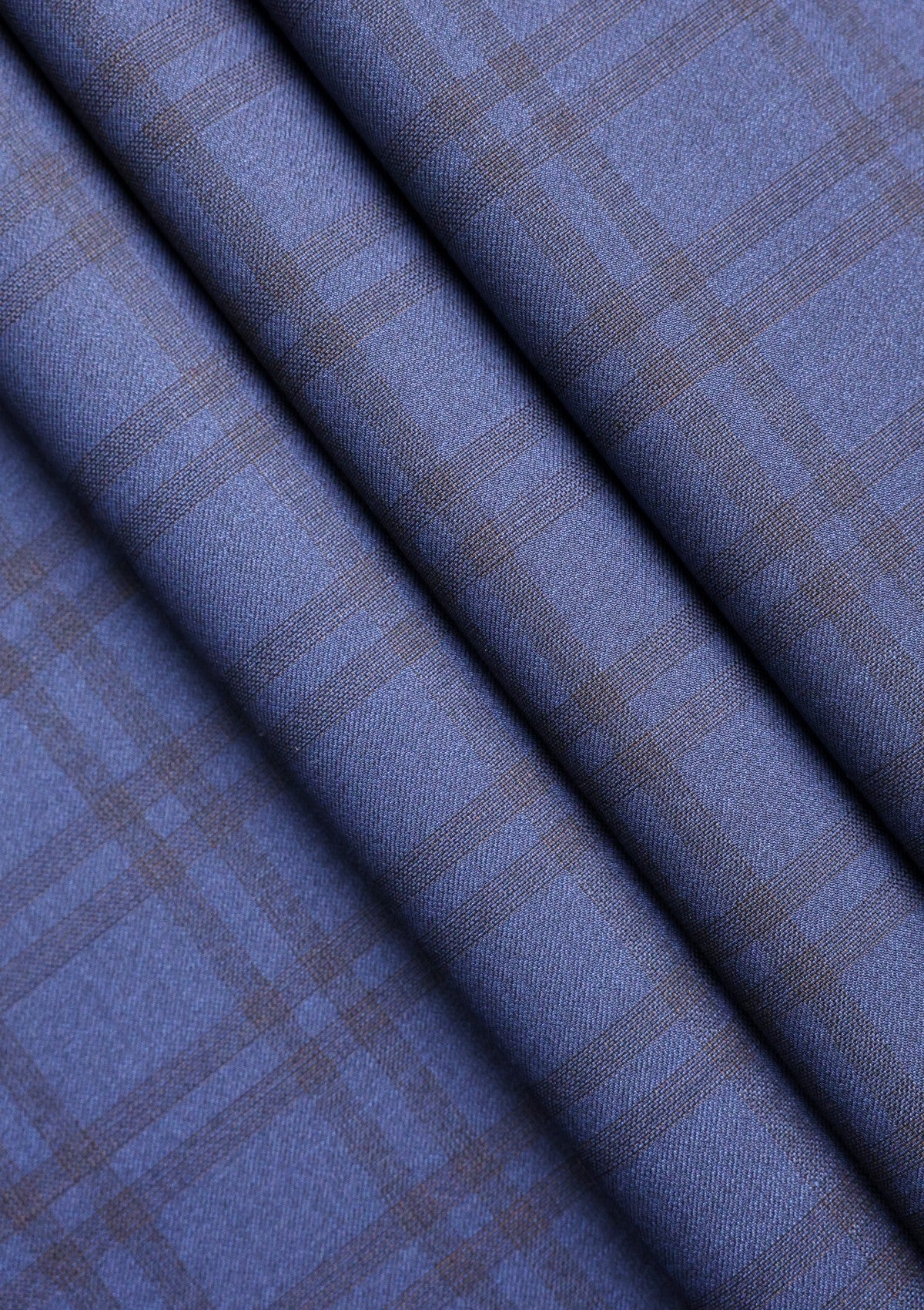 Cerruti Prestige Lanificio Super 130's Wool Fabric D#02 - French Blue photo 3
