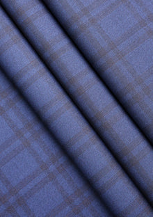 Cerruti Prestige Lanificio Super 130's Wool Fabric D#02 - French Blue photo 3