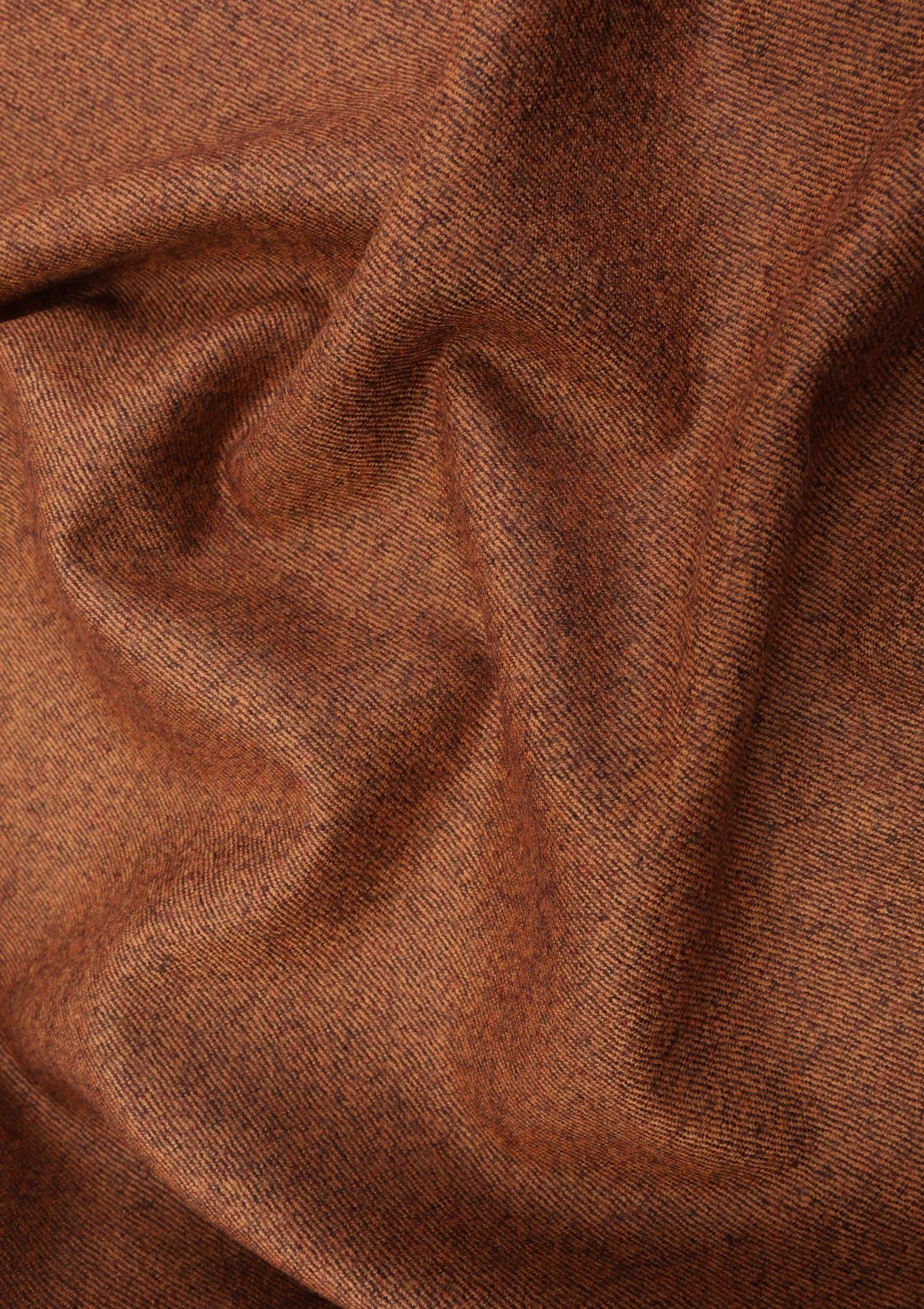 Drago Rugby Flannel Super 130's Wool Fabric - B Rust photo 2