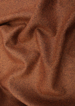 Drago Rugby Flannel Super 130's Wool Fabric - B Rust photo 2