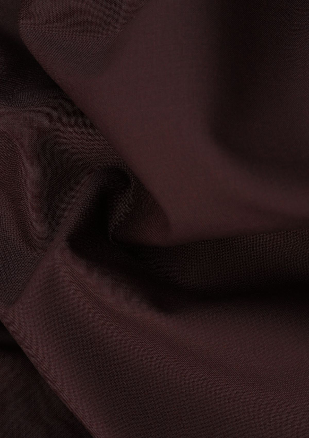 Reda Super 110'S Solid Weave 240 GM Wool Fabric - Reddish Brown photo 2