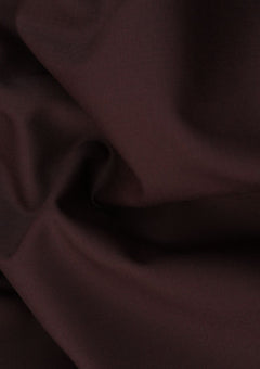 Reda Super 110'S Solid Weave 240 GM Wool Fabric - Reddish Brown photo 2