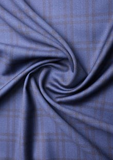Cerruti Prestige Lanificio Super 130's Wool Fabric D#02 - French Blue photo 2