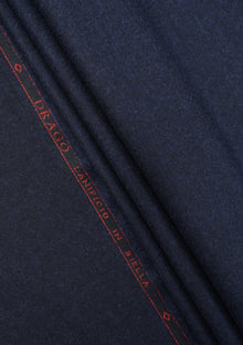 Drago Rugby Flannel Super 130's Wool Fabric - N Blue photo 1