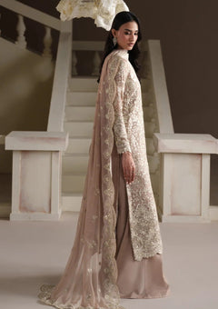 Formals - Emaan Adeel - Modern Heirloom Unstitched Chiffon 26 - PEARL REVERIE photo 3