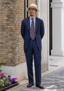 Carlo Barbera Riserva Superfine Exclusive Wool Fabric - N Blue image 1