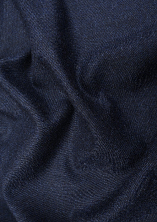Drago Rugby Flannel Super 130's Wool Fabric - N Blue photo 2