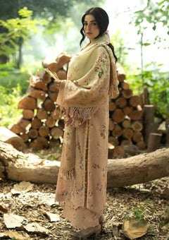 Winter - Elaf Premium - Wilderness - Pashmina Shawl Edit 26 - EWR#4A - PRIMROSE photo 3
