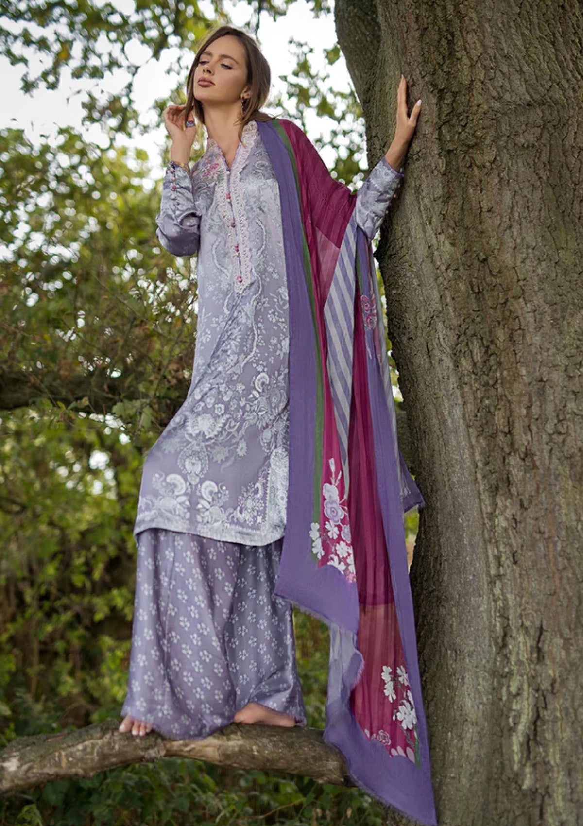 Winter - Sobia Nazir - Satin Edit - Unstitched 25 - SU#01 photo 1