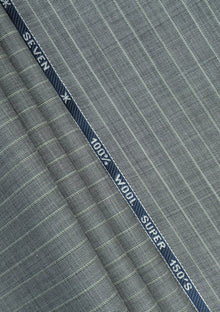 Guabello Super 150's Seven Wool Fabric - Grey photo 2