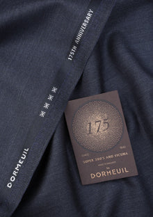 Dormeuil 175th Anniversary Super 200's Vicuna Wool Fabric - Charcoal photo 2