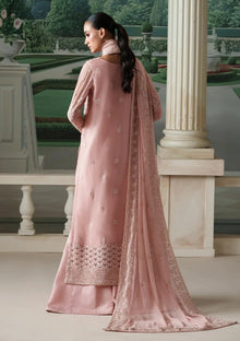 Formals - Emaan Adeel - Modern Heirloom Unstitched Chiffon 26 - ANTIQUE BLUSH photo 2