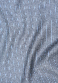 Drapers Sapphire Wool Fabric - Grey photo 3