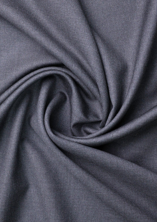 Cerruti Prestige Lanificio Super 130's Wool Fabric D#01 - Charcoal Grey photo 2