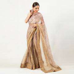 IASC 15 Digital Printed Chiffon Saree – product image 2
