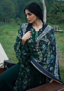 Winter - Elaf Premium - Wilderness - Pashmina Shawl Edit 26 - EWR#1A - WINTERMINT photo 4