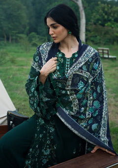 Winter - Elaf Premium - Wilderness - Pashmina Shawl Edit 26 - EWR#1A - WINTERMINT photo 4