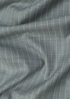 Guabello Super 150's Seven Wool Fabric - Grey photo 3