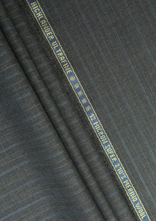 Loro Piana Highlander 13 Micron Super 210's Merino Wool Fabric - Grey photo 1