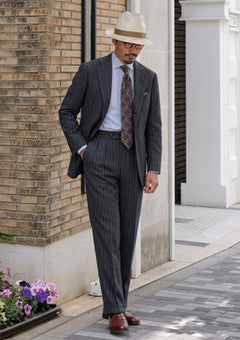 Carlo Barbera Riserva Superfine Exclusive Wool Fabric - Grey image 1
