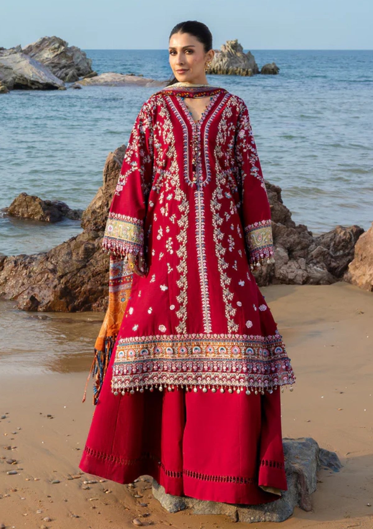 Lawn - Sadaf Fawad Khan - Siraa - Luxury 26 - Aatish photo 4