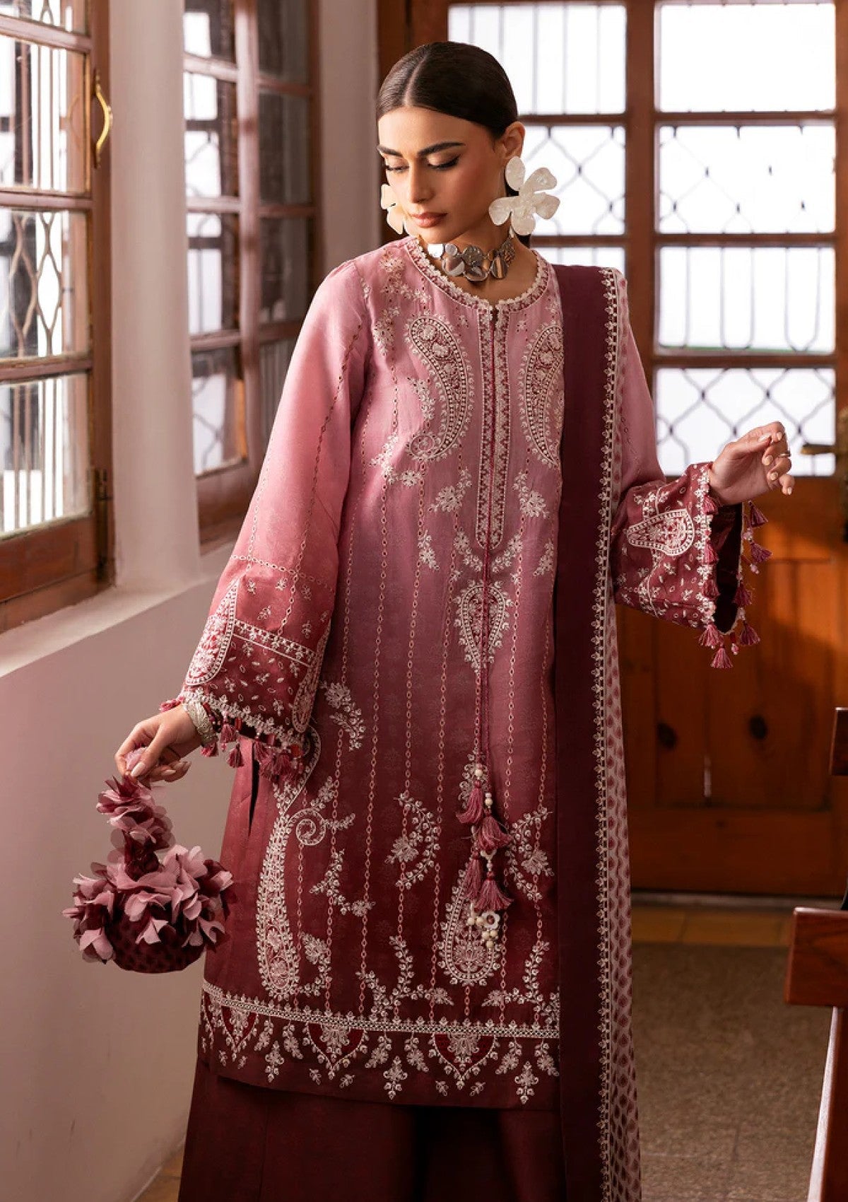 Lawn - Jazmin - Shahkaar 26 - Luxury Eid - JZ-SL#08 photo 3