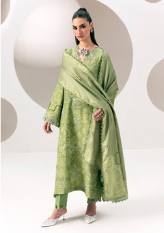 Winter - Qalamkar - Q Prints Unstitched 26 - QPW#03 A - Nazia photo 1