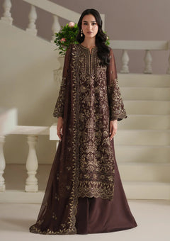 Formals - Emaan Adeel - Modern Heirloom Unstitched Chiffon 26 - ADELIA photo 1