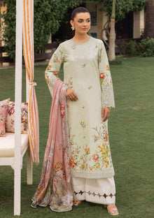 Lawn - Saad Shaikh - Mojito - Printed 25 - SS#1107 - Floral Mirage image 1
