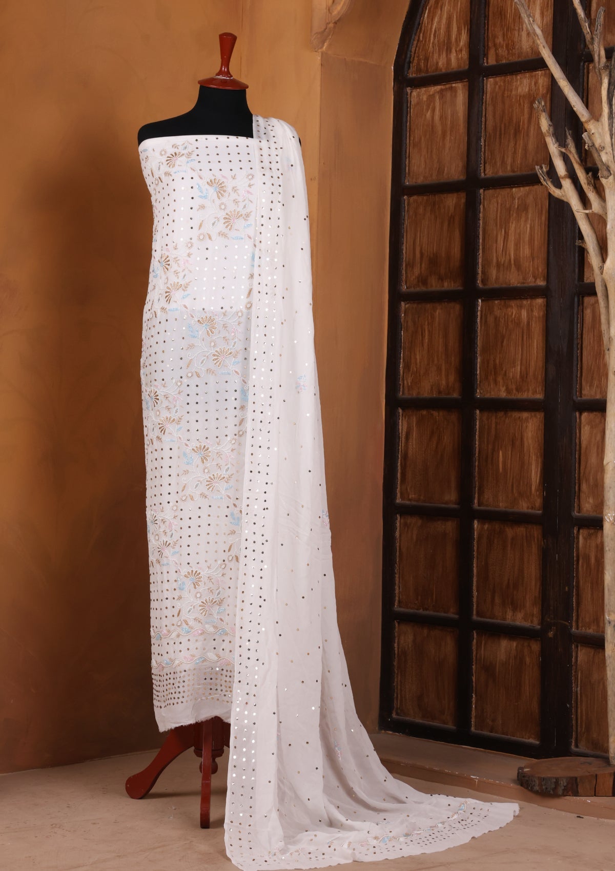 Formals - Bahawalpur Pehnawa - Georgette Chiffon - 2 Piece - D#14 - photo 1