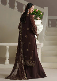 Formals - Emaan Adeel - Modern Heirloom Unstitched Chiffon 26 - ADELIA photo 2