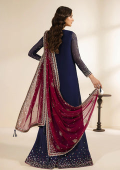 Formals - Zarif - Meraki Chiffon Edit 26 - ZR-MEK#10 - SABLE photo 2