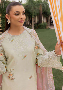 Lawn - Saad Shaikh - Mojito - Printed 25 - SS#1107 - Floral Mirage image 3