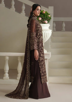 Formals - Emaan Adeel - Modern Heirloom Unstitched Chiffon 26 - ADELIA photo 3