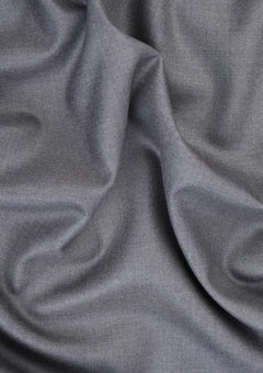 Drago Lanificio Beilla Super 200'S Micron 14 Wool Fabric - Grey photo 2