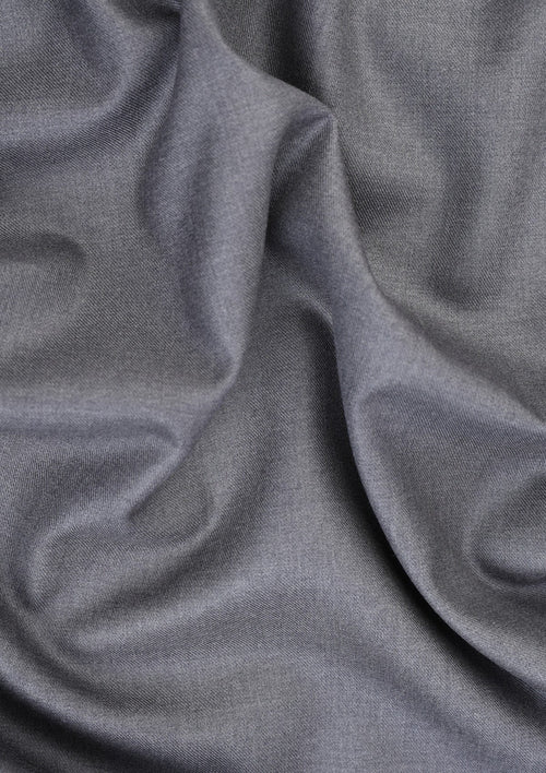 Drago Lanificio Beilla Super 200'S Micron 14 Wool Fabric - Grey photo 2