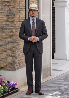 Carlo Barbera Riserva Superfine Exclusive Wool Fabric - R Black image 1