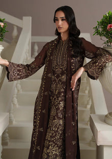 Formals - Emaan Adeel - Modern Heirloom Unstitched Chiffon 26 - ADELIA photo 4
