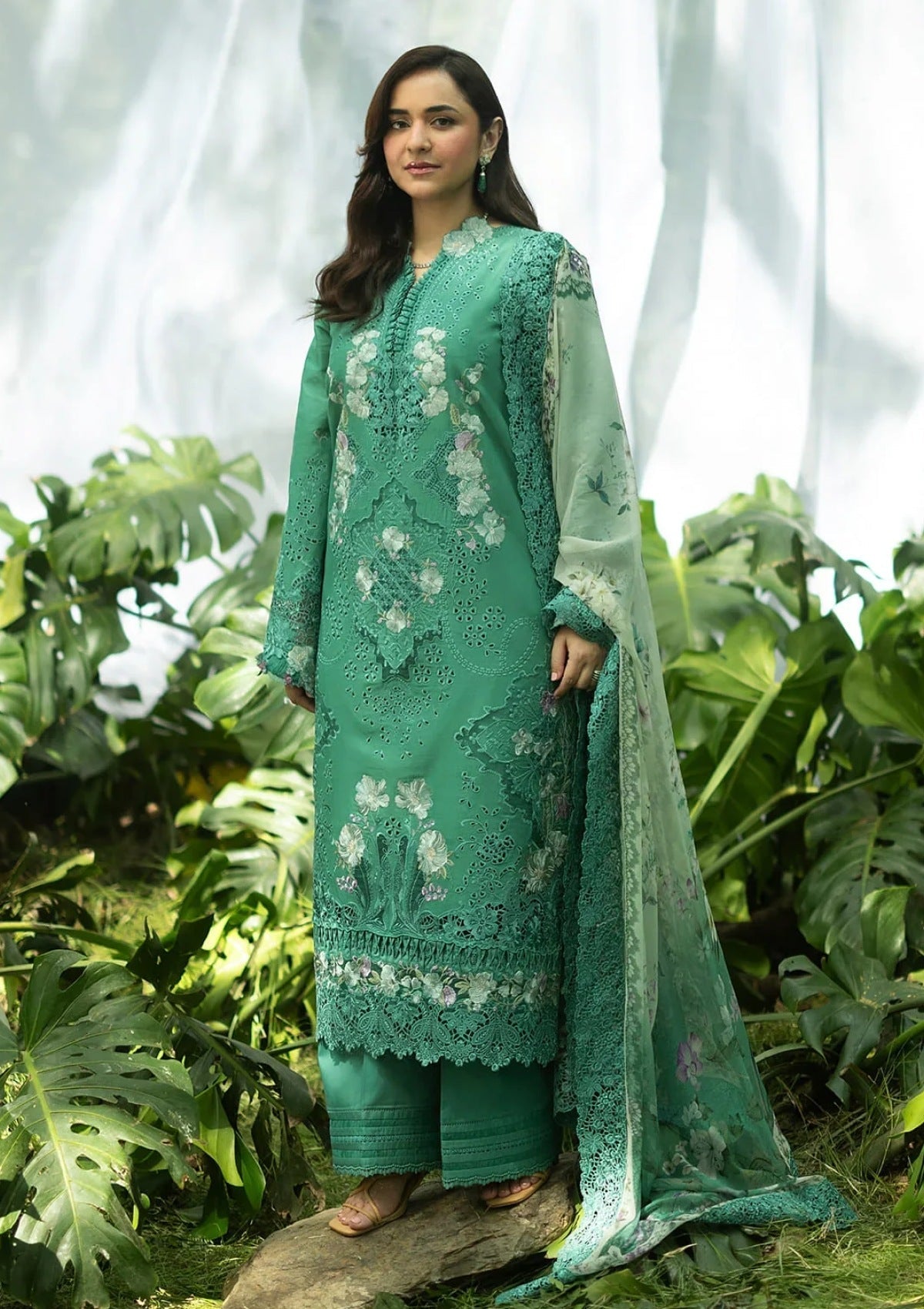 Lawn - Elaf Premium - Luxury 26 - Vol 2 - ELQ#02A - LOVER'S EDEN photo 1