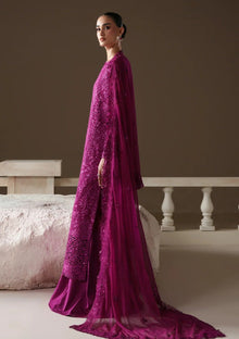 Formals - Emaan Adeel - Modern Heirloom Unstitched Chiffon 26 - ROSE MEMOIR photo 3