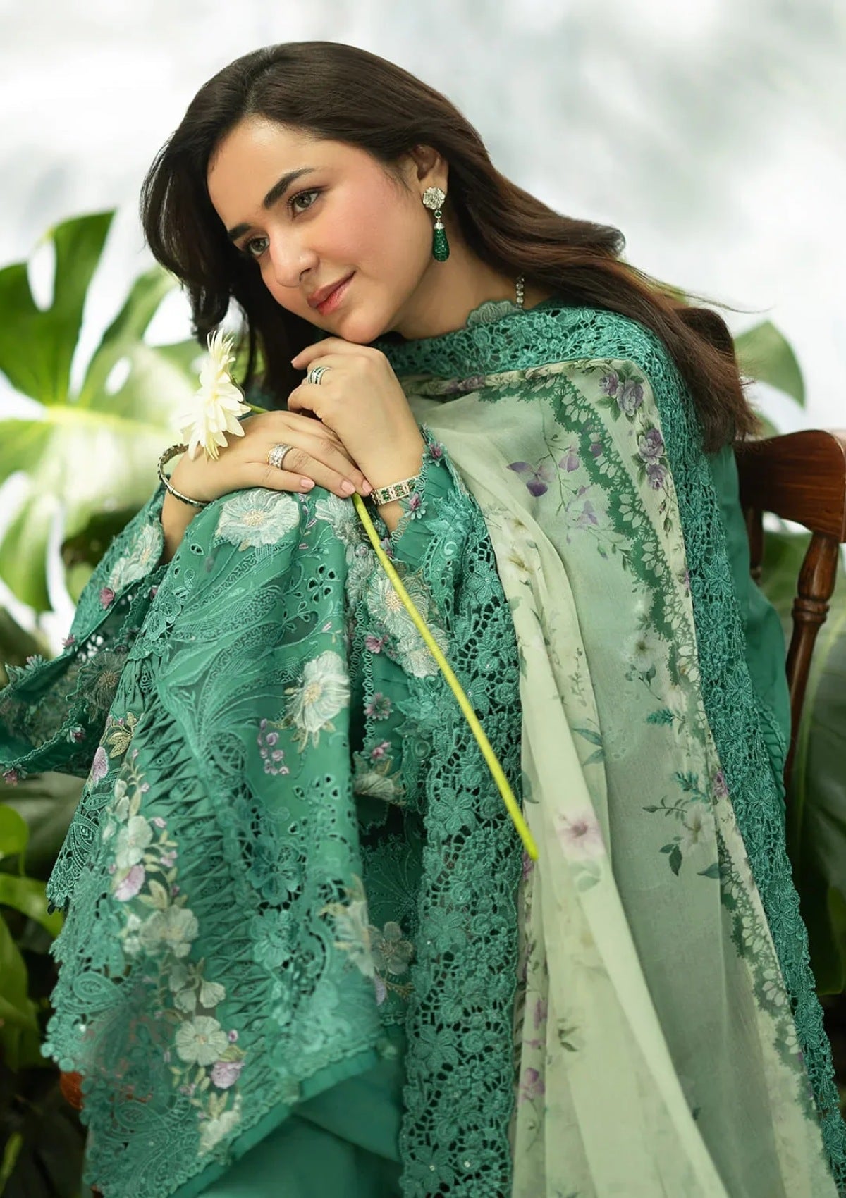 Lawn - Elaf Premium - Luxury 26 - Vol 2 - ELQ#02A - LOVER'S EDEN photo 4