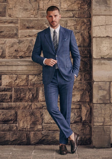 Dormeuil Tropical Amadeus Wool Fabric - Blue photo 1