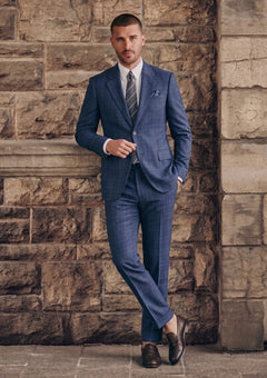 Dormeuil Tropical Amadeus Wool Fabric - Blue photo 1